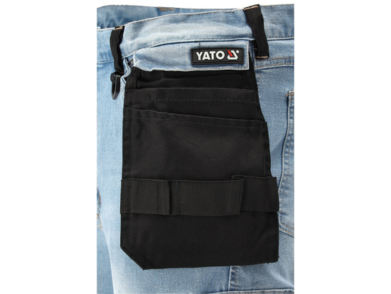 AJUSTEMENT PANTALON DE TRAVAIL JEAN STRETCH TAILLE BLEU CLAIR. M