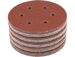 DISQUE ABRASIF VELCRO, 6 TROUS, P40 150 MM / 50 PCS.