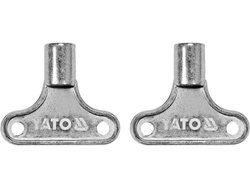 CLÉ POUR PURGE RADIATEURS 2 PCS