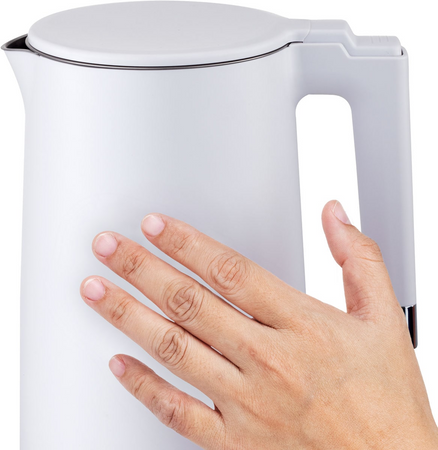 BOLLITORE ELETTRICO 1,5 L BIANCO, COOL TOUCH