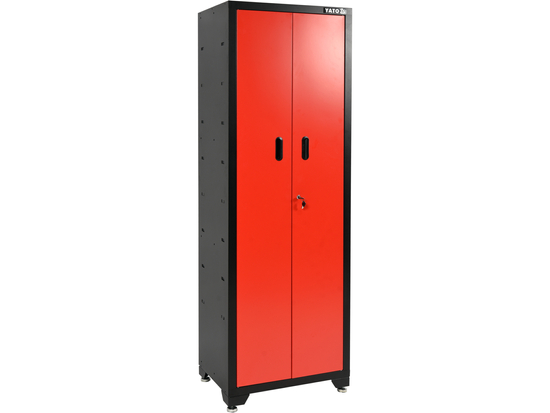 VYSOKÝ DVOJDVEROVÝ DIELENSKÝ SKRIŇ S 3 POLICAMI. ROZMERY SKRINE: 660 X 457 X 2000MM.