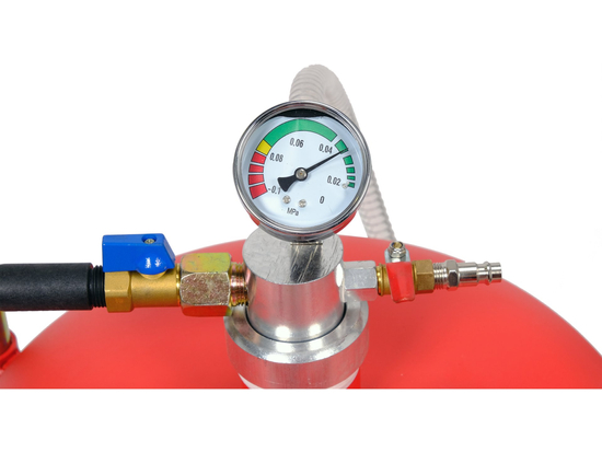 DISPENSADOR PNEUMÁTICO 65 L COM CONJUNTO DE 6 SONDAS DE ASPIRAÇÃO.