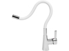 ROBINET D'ÉVIER AVEC BEC FLEXIBLE - 'FLEXIBLE' BLANC
