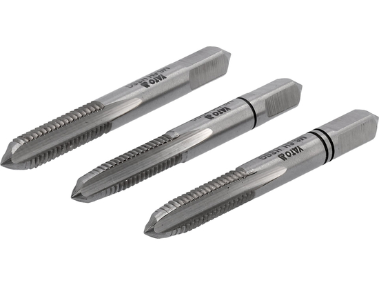 TAPPATORE MANUALE HSS M2, M6 / 3 PZ.