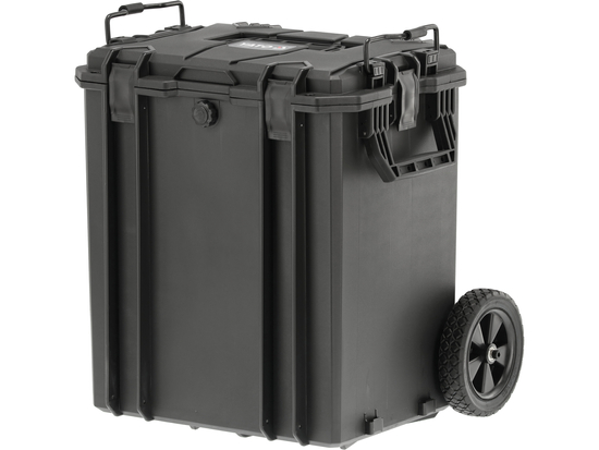 BOÎTE À ROULETTES + VALISE