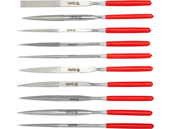 10PCS DIAMOND NEEDLE FILE SET 4X160X50MM