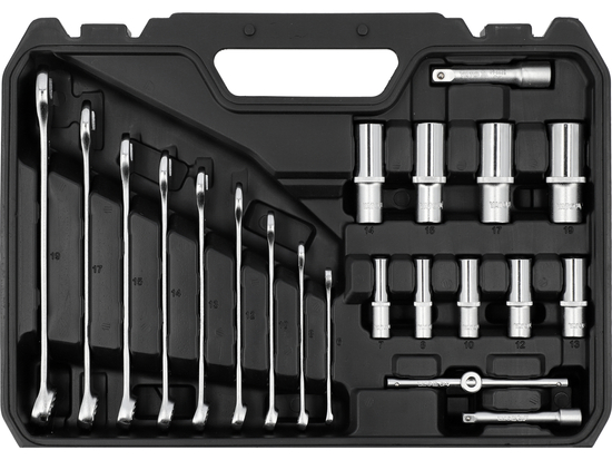 JUEGO DE HERRAMIENTAS 1/4"; 3/8" 92 PIEZAS
