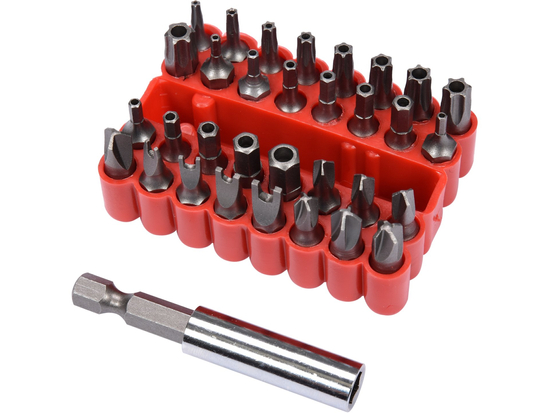 PUNTE PER CACCIAVITE, SET DA 33 PZ.