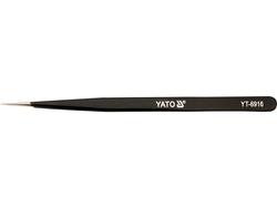 PINCE À ÉPILER DROITE ANTISTATIQUE 140 MM REVÊTUE