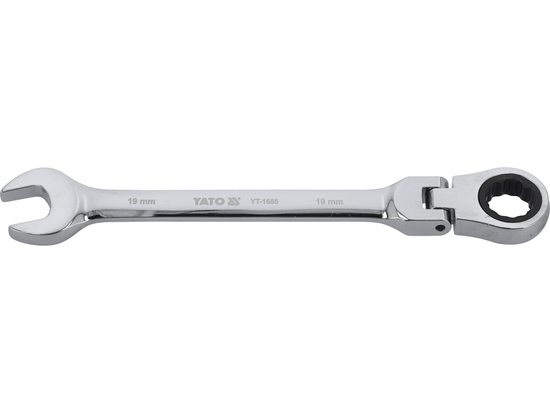 FLEXIBLE RATCHET COMBINATION WRENCH 19 MM