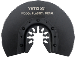 HALF-MOON SAW BLADE FOR OSCILLATING MULTITOOL HSS