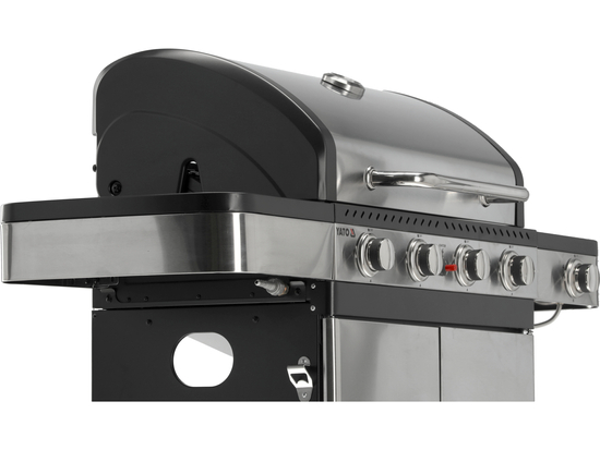 ZUSHI 4+1 GÁZGRILL, ROZSDAMENTES 14,2KW