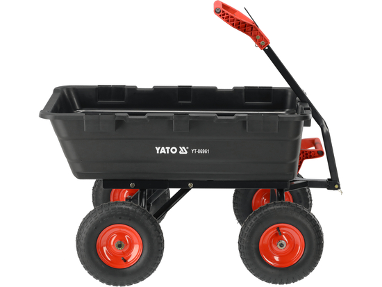 CHARIOT DE JARDIN À BASCULE XXL 550KG