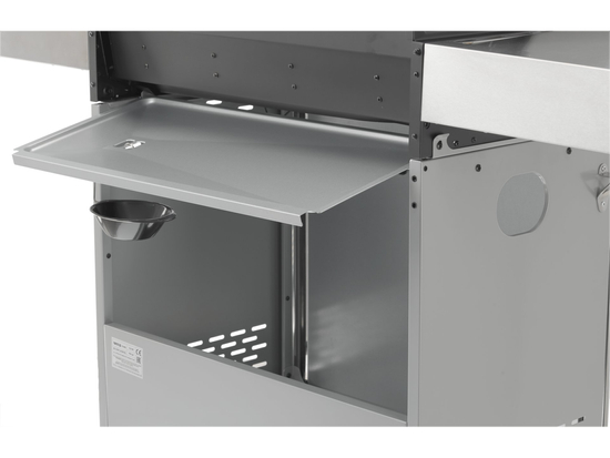 GRILL GAZOWY ITAMI 4+1 STAL NIERDZEWNA 14,2KW, Z SZYBĄ