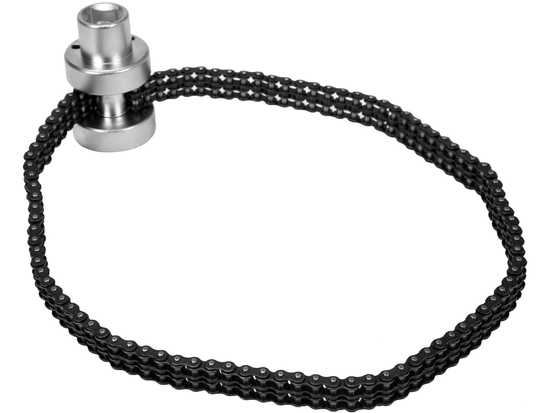 CHIAVE A CATENA PER FILTRI OLIO. GAMMA 75-170MM ATTACCO 1/2''.