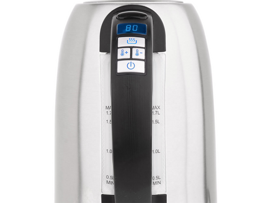 BOLLITORE ELETTRICO 1,7 L, REGOLAZIONE DELLA TEMPERATURA NELLA MANIGLIA