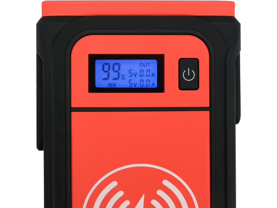DISPOSITIF DE DÉMARRAGE/POWER BANK 16000MAH AVEC ÉCRAN LCD ET CHARGE INDUCTIVE
