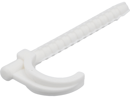 GANCHOS DE INSTALACIÓN SIMPLES CON PASADOR DE INSTALACIÓN RÁPIDA PARA TUBOS 15-28MM 4 UDS.