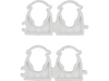 SELF-LOCKING PIPE CLIPS 15-16MM 4PCS