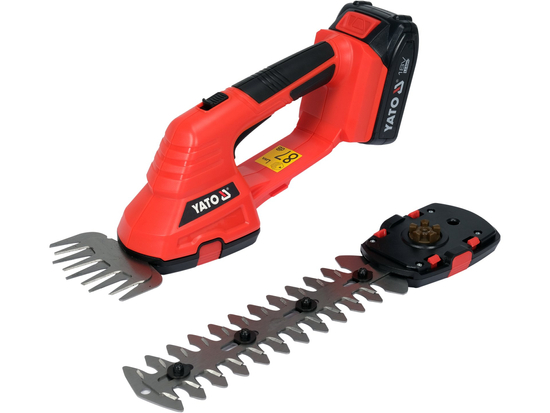 TIJERAS PARA CÉSPED Y SETOS 18V + 2 AH + CARGADOR