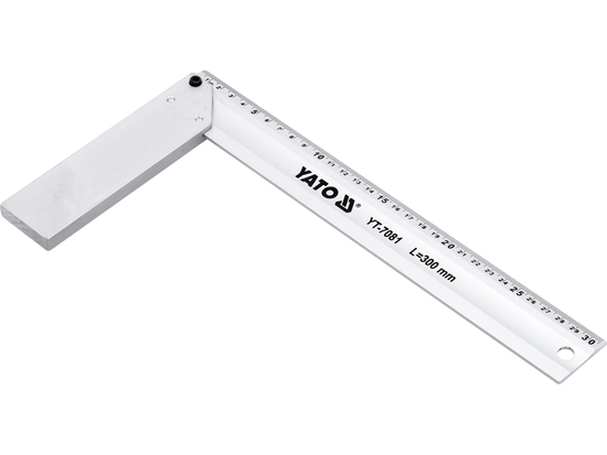 BARRE D'ANGLE EN ALUMINIUM 300 MM.