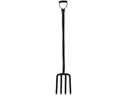DIGGING FORK WITH METAL HANDLE