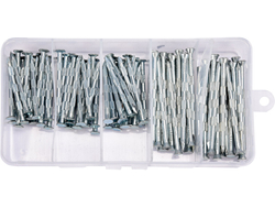 HARDENED KNURLED NAILS 106PCS ASSORTMENT