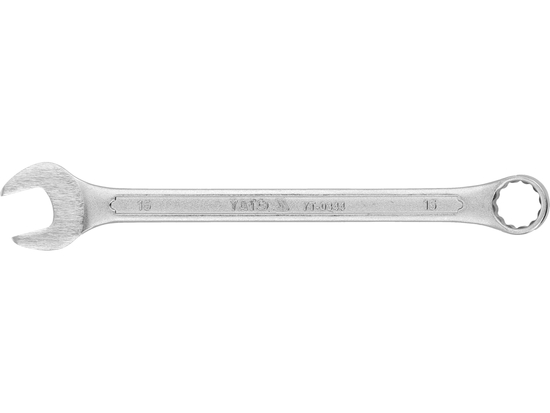 LLAVE COMBINADA CON CABEZA PULIDA 15 MM