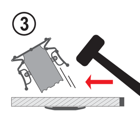 CLIPS MONOÉLÉMENT POUR NIVELLEMENT CARREAUX 6-9MM 100 PCS.