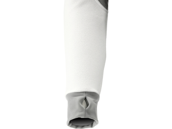 FLEECE JACKET W. HOOD SARNA WHITE S. M