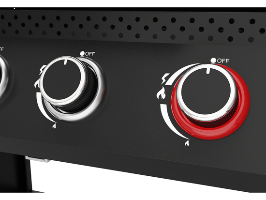 YATO 5+1 19KW FEKETE GÁZ GRILL