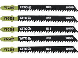 JIG SAW BLADE TYPE T, 8 TPI, FOR WOOD, 5 PCS