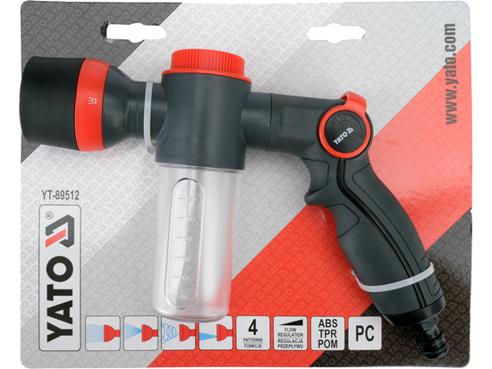 4-FUNCTION SPRAY GUN WITH DISPENSER