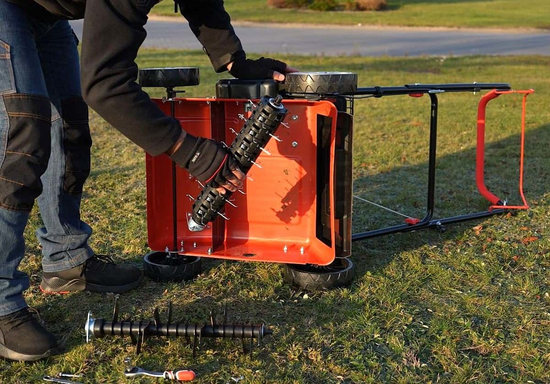 BENZININĖ SCARFATER/AERATOR 2IN1 38CM TALPA 196CM3