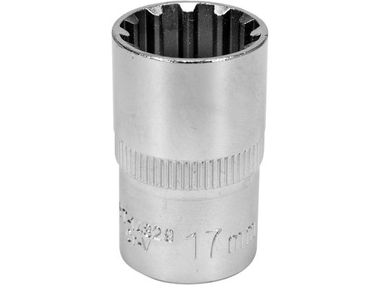 SOCKET SPLINE 1/2" *17MM*38MM