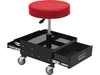 ADJUSTABLE SHOP ROLLER SEAT STOOL WITH 3 DRAWERS