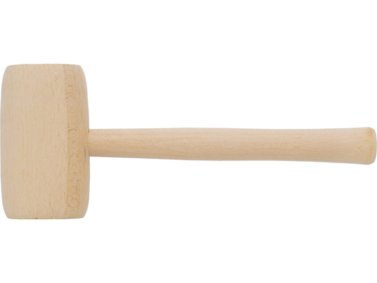 MARTELLO DA LAVORO IN LEGNO/TONDO/TEMPO