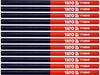 12PCS CARPENTERS PENCILS (DOUBLE COLOUR)