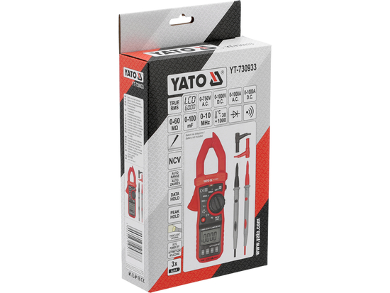 PINZA MEDIDORA CA/CC TRUE RMS 10MA - 1000A