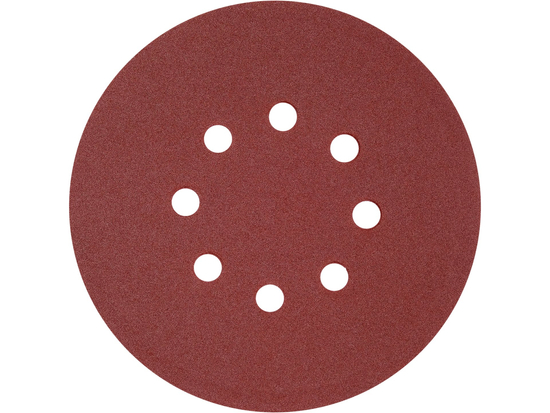 BRÚSNY KOTÚČ NA VELCRO, 8 DIER, P240 150 MM / 50 KS.