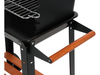 CHARCOAL GRILL WITH SIDE SHELF GRATE 48X26.5CM