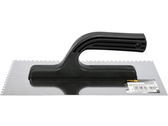 NERUSĒJOŠAIS NERŪSĒJOŠAIS APMETUMS ŠPAKTEĻLĀPSTIŅA 270 X 125MM ZOBI 4 X 4MM