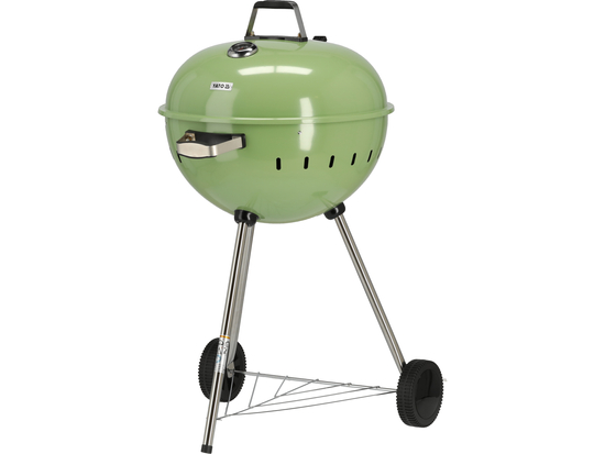 PARRILLA DE CARBÓN REDONDA 54CM VERDE