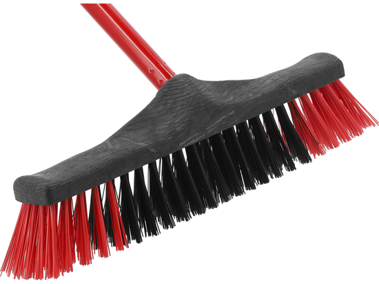 BALAI, BROSSE DE RUE, DE JARDIN L-400MM AVEC MANCHE