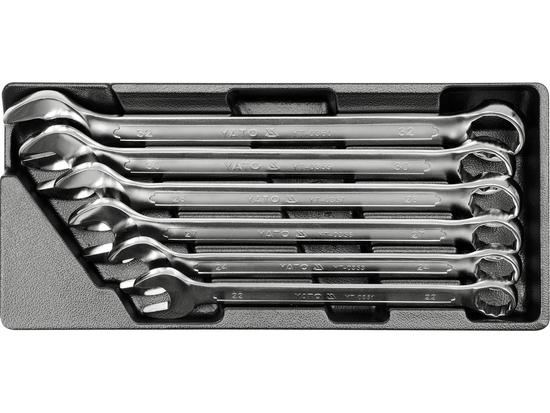  PVC TRAY WITH 6 PCS COMBINATON SPANNERS 22~32MM