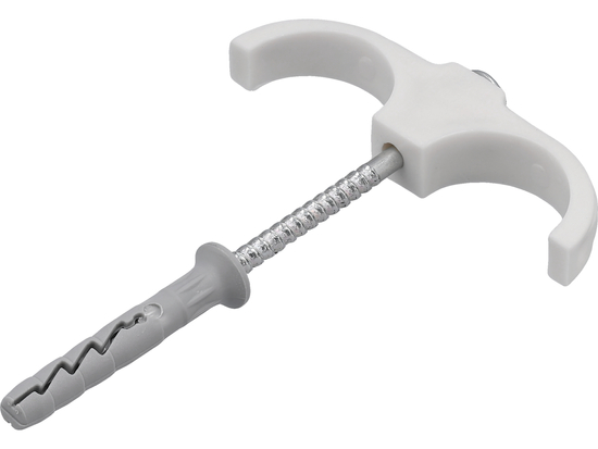 GANCI INSTALLAZIONE BIS, INSTALLATORE DOPPIO CON PERNO, PER TUBI 15-28MM, 4 PZ.