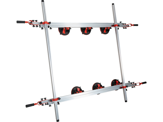 SOPORTE TRANSPORTE DE PLACAS 6 VENTOSAS