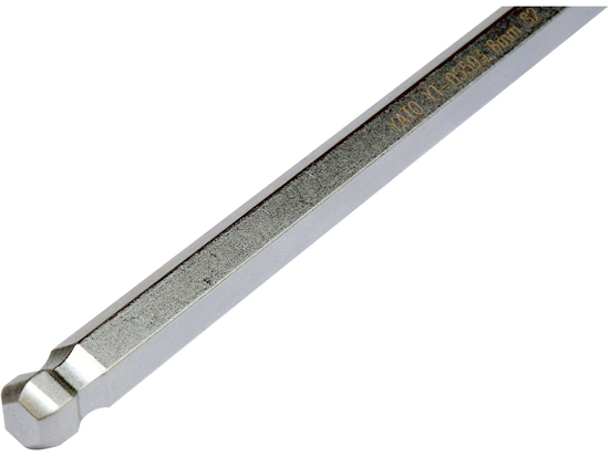 HEX L-ATSLĒGA (AR BUMBIŅU) AR 2,5 MM ROKTURI