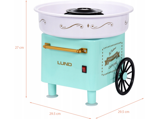 COTTON CANDY MAKER 450W, TROLLEY