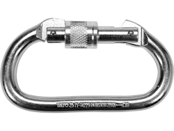 STEEL SCREW GATE KARABINER